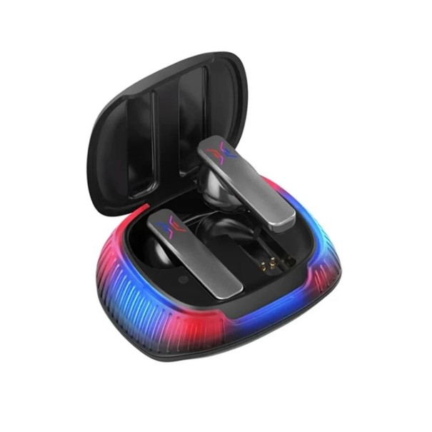 Słuchawki Bluetooth z etui ładującym Tłumaczenie na 144 języki Słuchawki z dokładnym tłumaczeniem w czasie rzeczywistym Funkcja redukcji szumów Długotrwała praca na baterii czarny