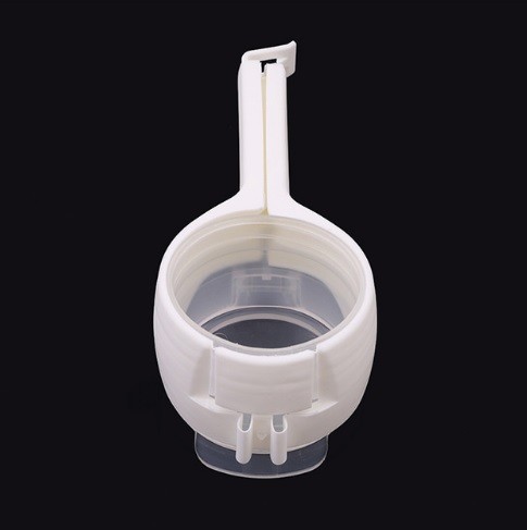 Sluitclip voor boodschappentassen J2753 wit