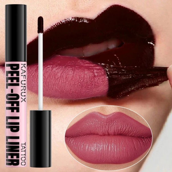 Slupovací rtěka voděodolná dlouhotrvající Lip Tint Odolná proti přenosu Tekutá rtěnka Dlouhotrvající make-up na rty 2