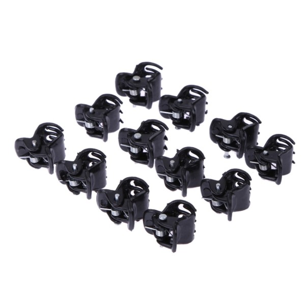 Small Black Hair Clips - 100 pcs 1
