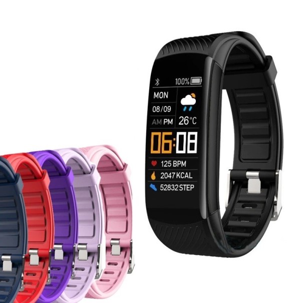 Smart Fitness Watch with 5 Interchangeable Straps 1
