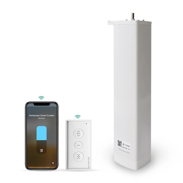 Smart motor til gardiner EU Automatisk åbning og lukning af gardiner Styring via app, stemme, fjernbetjening 1