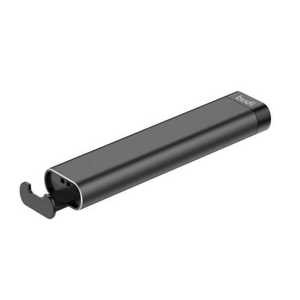 Smart rejseboks med adaptere sort