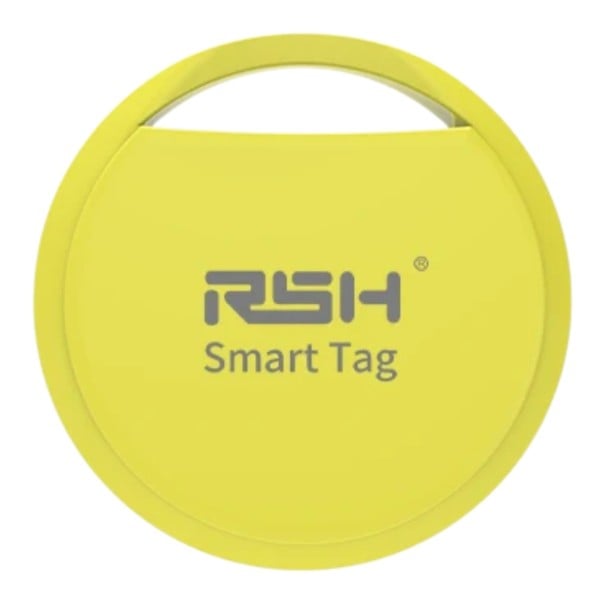 Smart Tag Locator für Android Google Find Hub Bluetooth 5.2 Batterielaufzeit 24 Monate Schlüsselanhänger Gegenstände suchen gelb