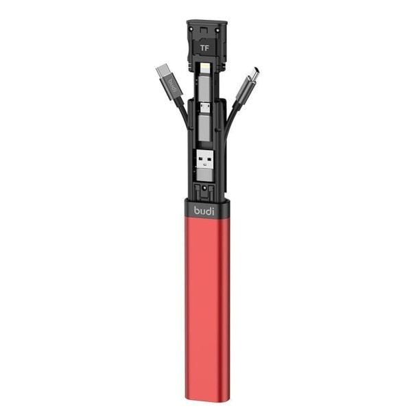 Smart Travel Box with Adapters red