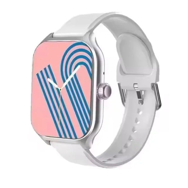 Smart Watch 270 mm Strap Length Step Distance Calorie Activity Heart Rate Oxygen Sleep Blood Pressure Modern Fitness Watch silver