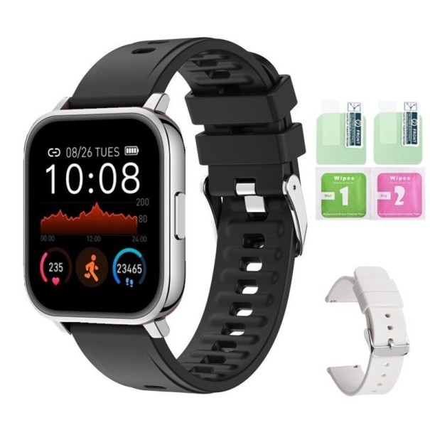 Smart Watch with Replacement Strap and Protective Film 7