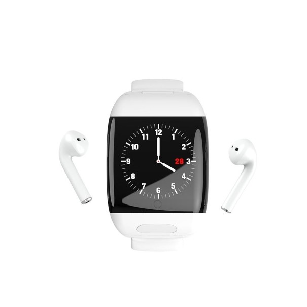 Smartwatch med indbyggede hovedtelefoner J220 hvid