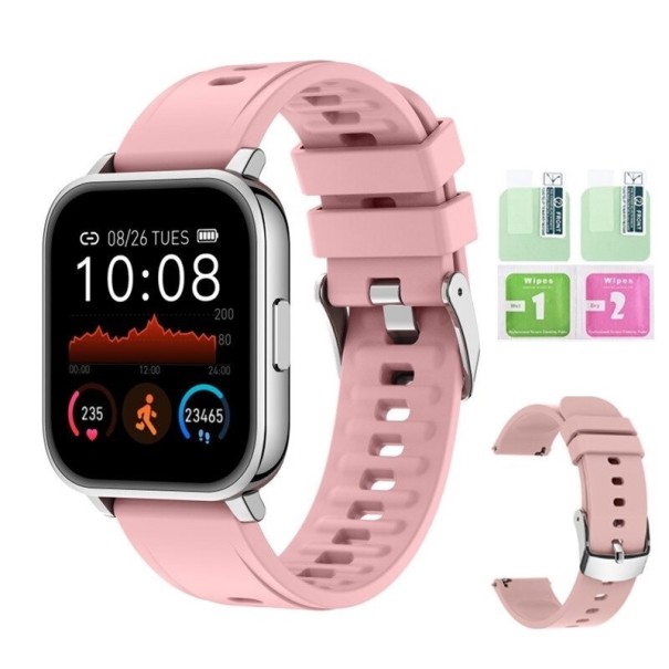 Smartwatch met reserveband en beschermfolie 2