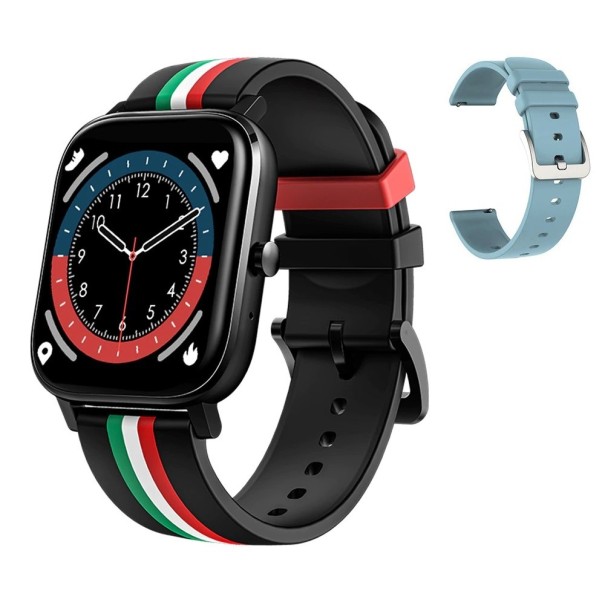 Smartwatch mit Ersatzarmband K1249 hellblau