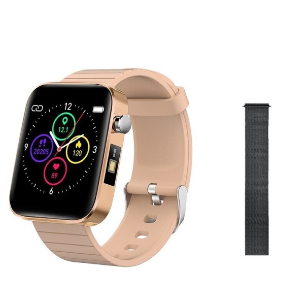 Smartwatch mit Ersatzarmband K1421 golden