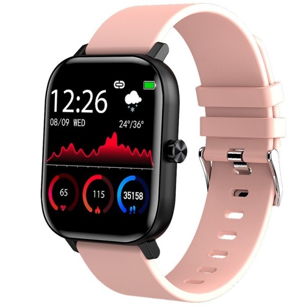 Smartwatch voor heren K1217 roze