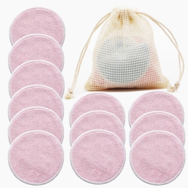 Sminkborttagningsdynor 12 st rosa
