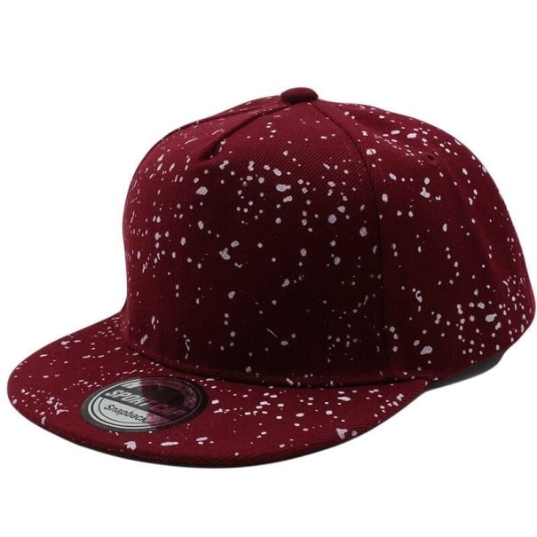 Snapback för barn T895 mörkröd