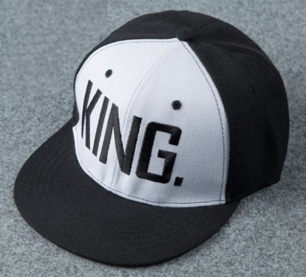 Snapback King &amp; Queen J2259 King - vit