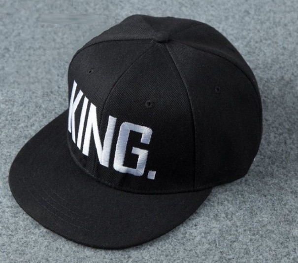 Snapback King &amp; Queen J2259 King - zwart