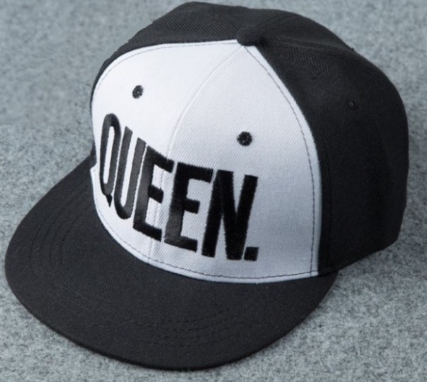 Snapback King &amp; Queen J2259 Queen - vit