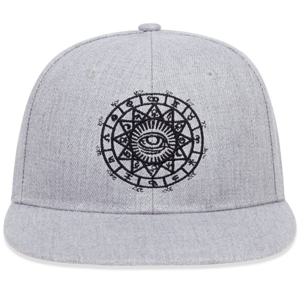 Snapback med symbol grå