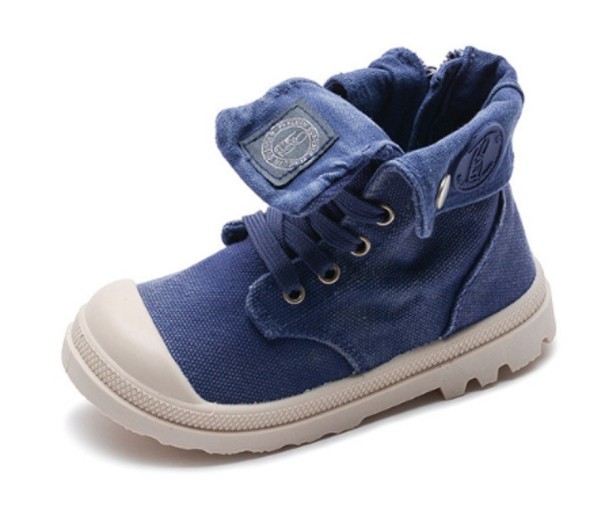 Sneakers alte per bambini A1524 blu scuro 29,5