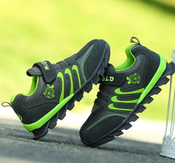 Sneakers för barn A274 grön 33