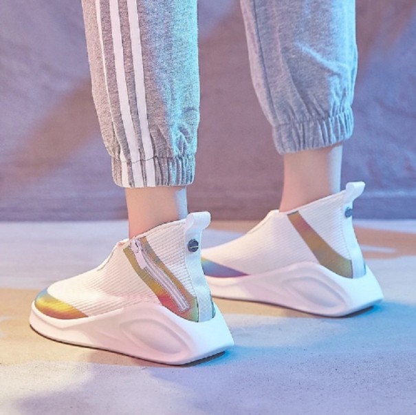 Sneakers stilose da donna Amber J1167 bianco 38