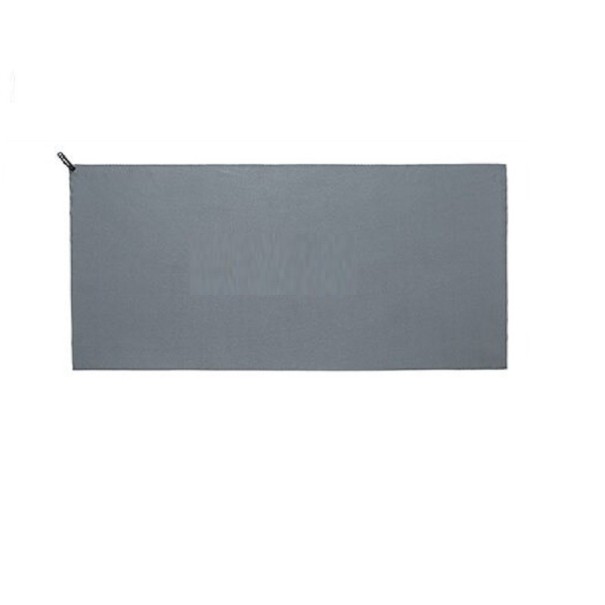 Snel drogende handdoek 75 x 40 cm grijs