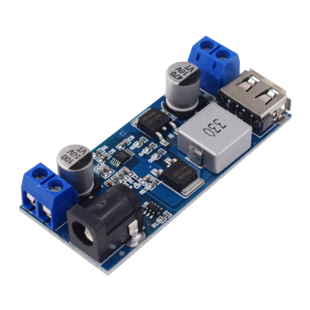 Snižující napájecí zdroj DC 9V–36V Kompaktní modul 6,3x2,7 cm Stabilní výstup 5,2V 6A 30W Univerzální regulátor napětí 1