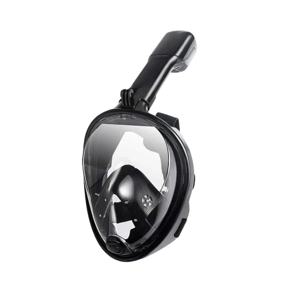 Snorkelling Mask for Adults Diving Mask Full Face Snorkelling Mask 23 x 19 cm black