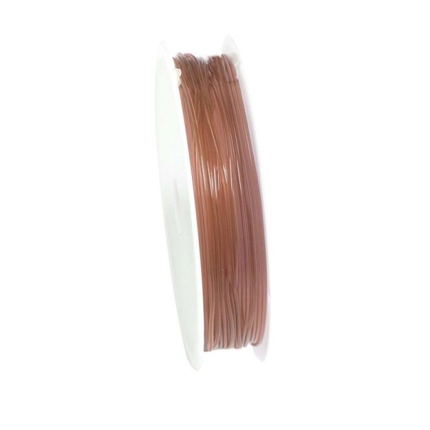 Snur de margele 0,6 mm x 10 m maro