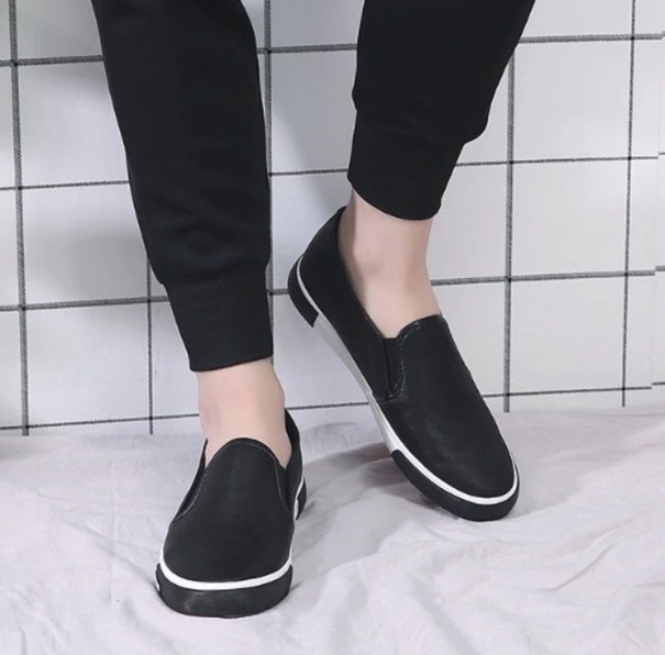 Snygga loafers för män J2286 vit 42
