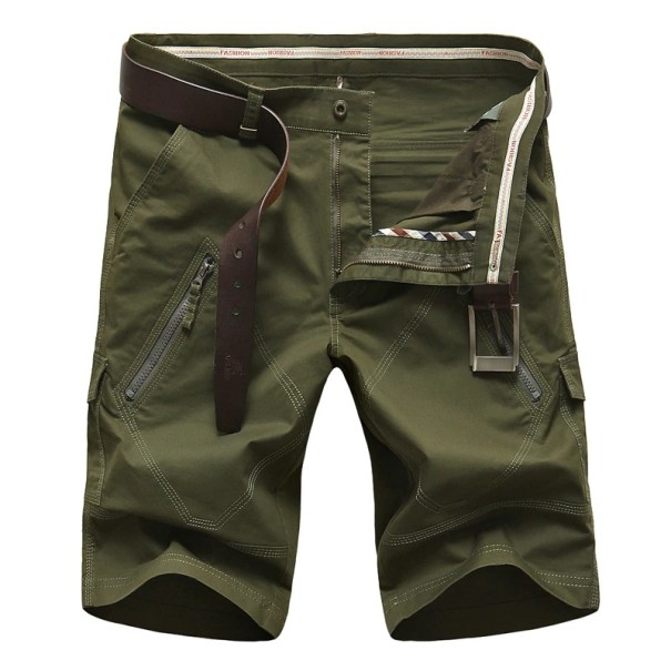 Snygga shorts för män Evan armégrön 34