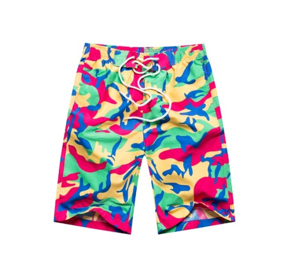 Snygga shorts för män - Färgglada L