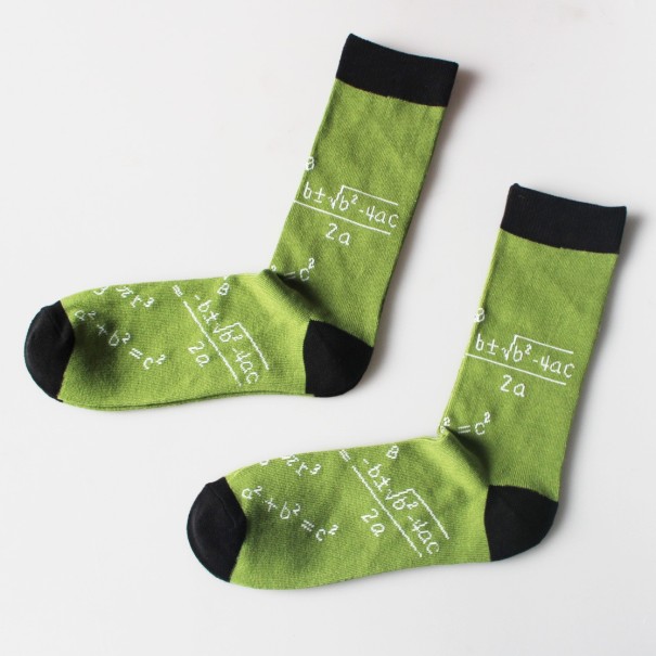 Socken mit mathematischen Formeln 1