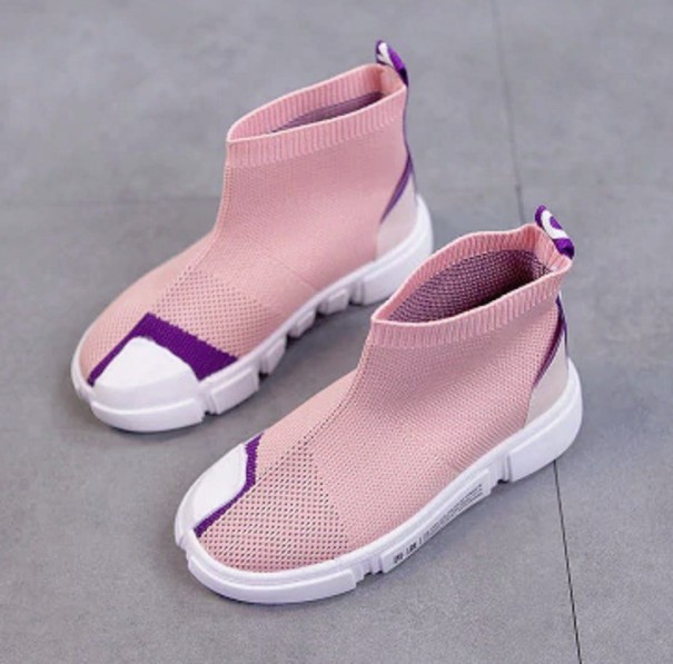 Sockensneaker für Kinder rosa 33,5