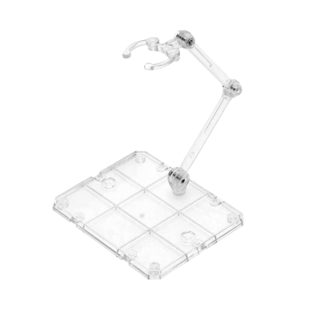 Socle en plastique transparent pour figurines d'action Support extensible avec articulations mobiles Présentoir à figurines Support d'exposition 1