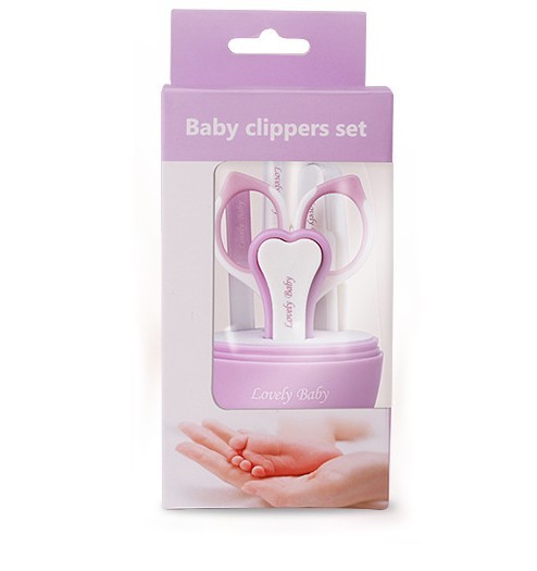 Soin pour bébé - 5 pièces violet