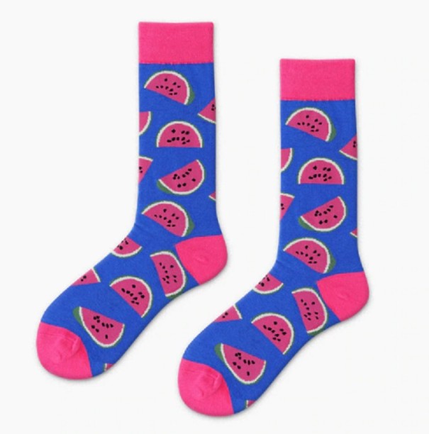 Sokker med grøntsager rosa