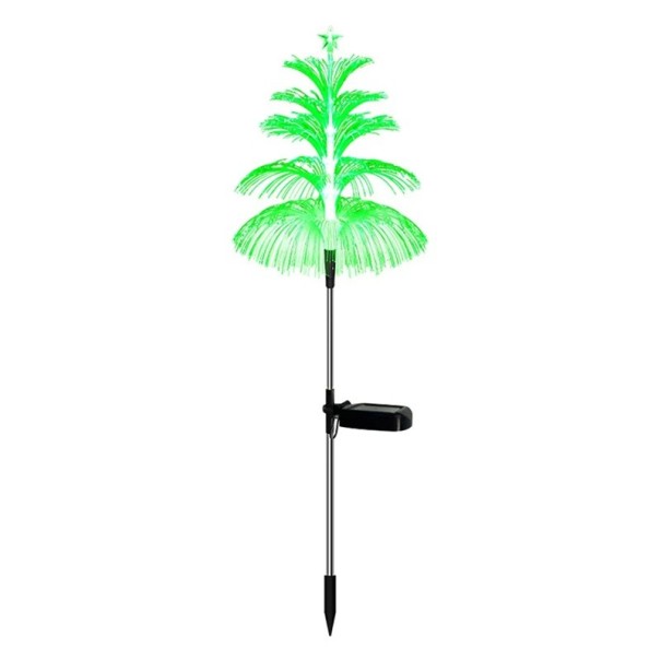 Solar Außenleuchte Weihnachtsbaum Farbwechsel 7 Modi Außendeko Solarbeleuchtung für Garten, Weg, Terrasse 1