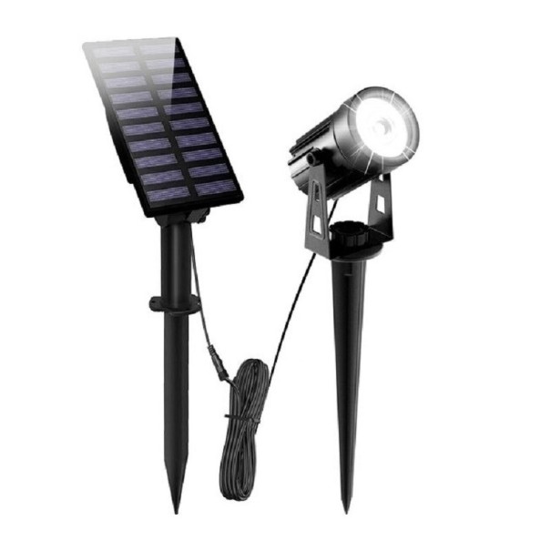 Solárna LED lampa T1030 studená biela