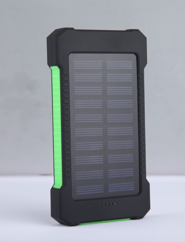 Solárne PowerBank so svietidlom 20 000 mAh zelená