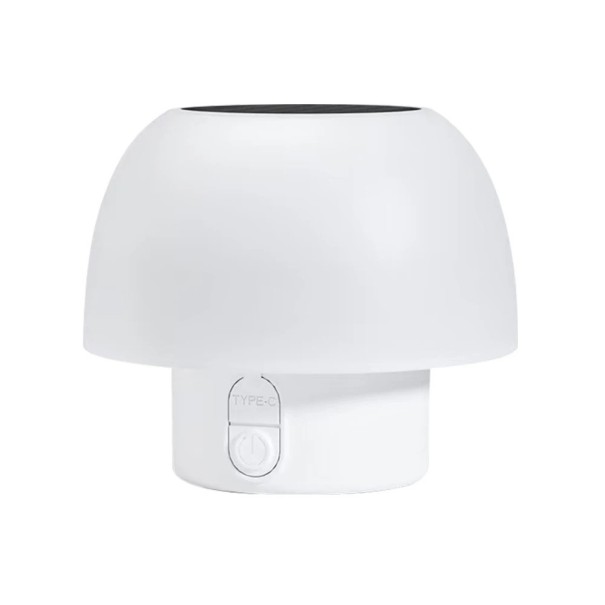 Solární LED stolní lampa stmívatelná IP65 3.7V USB-C nabíjení 10 × 9 cm dekorativní noční světlo RGB 1