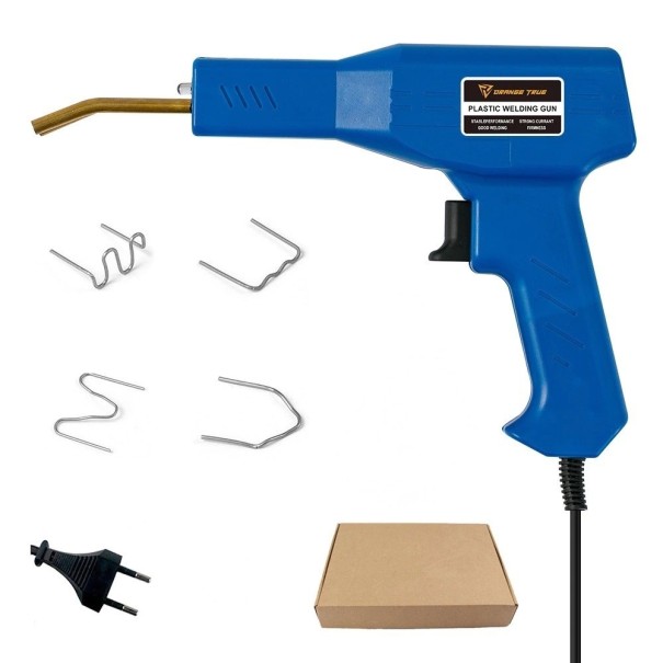 Soldadura para reparación de plástico azul
