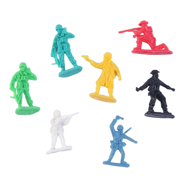 Soldats en plastique 100 pcs 1