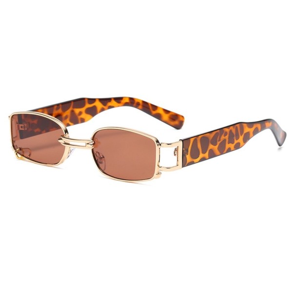 Solglasögon för kvinnor E1700 leopardmönstrad