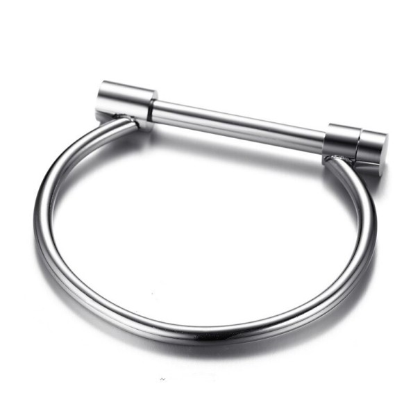 Solid armband för kvinnor H268 silver