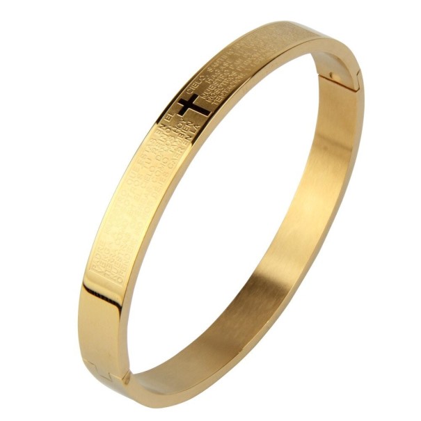 Solid armband för män guld