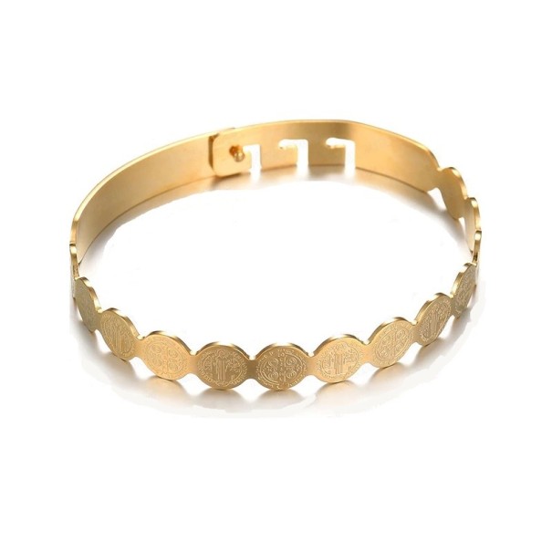 Solides Armband golden