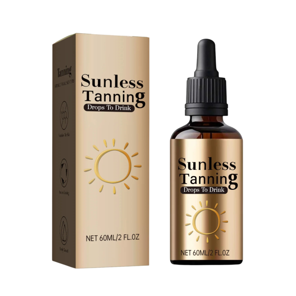 Solutie autobronzanta 60 ml picaturi de baut in bauturi cu beta-caroten rezultat in 5 pana la 7 zile pentru autobronzare fara soare pentru toate tipurile de piele 1