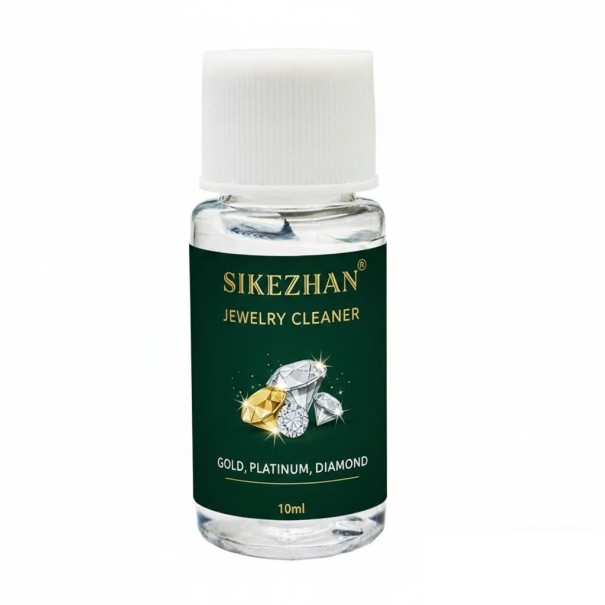 Soluzione detergente per gioielli 10 ml detergente liquido per oro platino e diamanti preparato liquido per la pulizia di anelli e collane 1