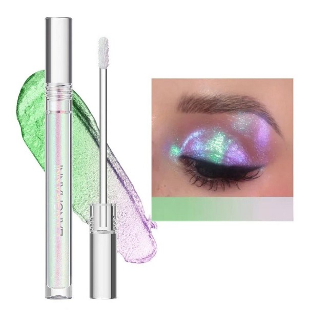 Sombra de ojos líquida con efecto metálico Sombra de ojos líquida brillante Maquillaje de ojos de alta calidad 6